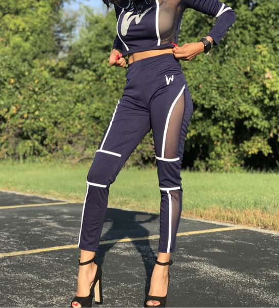 Women's reflective two piece set